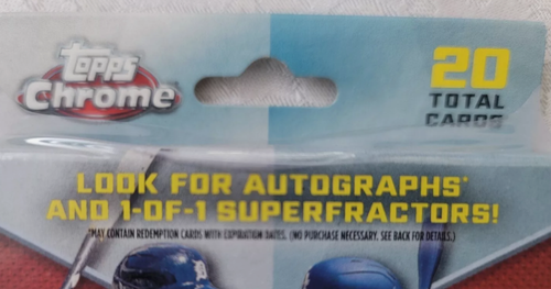 2022 Topps Update Series Chrome Baseball Factory Sealed Hanger Box! 5 Packs - Picture 2 of 3