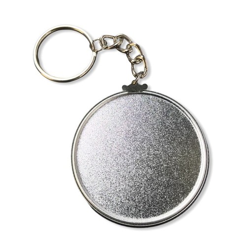 I'd Rather Be Playing Disc Golf Keychain Handmade Retro Art Gift Accessory - Picture 7 of 12