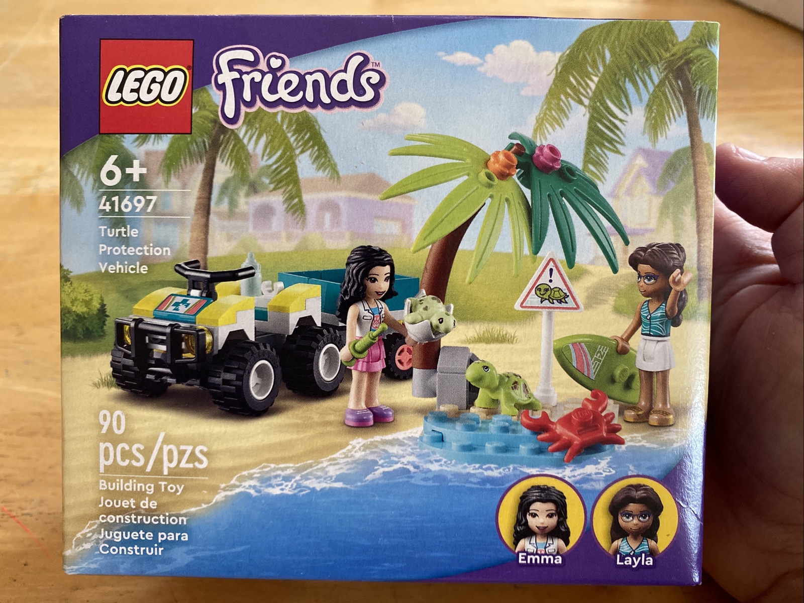 Lego 41697 Friends Turtle Protection Vehicle Playset Set 90 Pieces