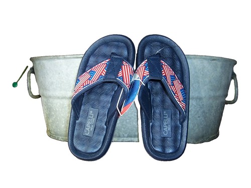 Johnnie-O Mens Portside Blue Flip Flops Size 10 (7666746) | eBay display picture 3