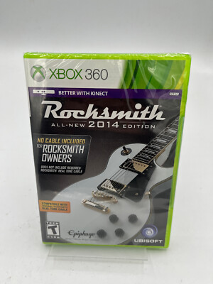 Rocksmith 2014 Edition (Microsoft Xbox 360, 2014) NEW SEALED