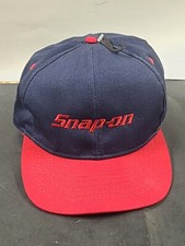 Vintage Swingster Snap On Tools Blue And Red Snapback Hat Trucker Cap Made USA