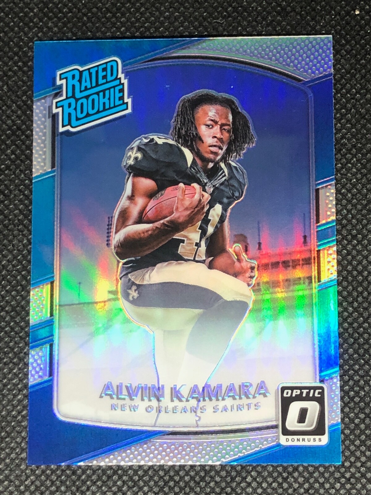Alvin Kamara 2017 Optic Holo Silver Prizm SP #199 New Orleans Saints
