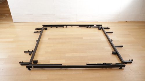Adjustable Bed Frame Queen Size with Head and Foot Incline Wireless Remote Black - Video 1 of 1