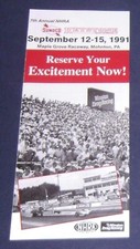 1991 Maple Grove Raceway NHRA Keystone Nationals Pamphlet