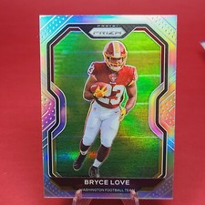 Bryce Love Washington Mint/Nm Silver 2020 Panini Football Prizm Card - FS