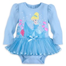 Disney Store Cinderella Princess Baby Bodysuit Girls 0 3 6 9 12 18 24 Months NWT