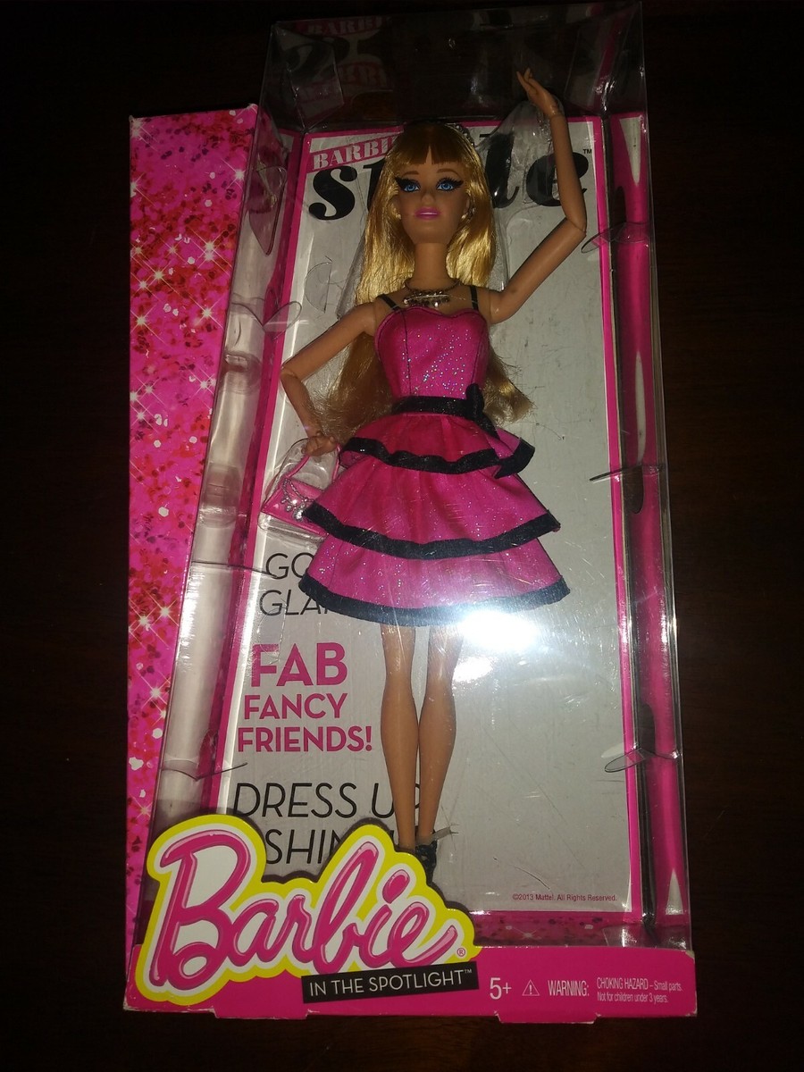 Spotlight 2013 Mattel Barbie NEW NIP BARBIE IN THE SPOTLIGHT PINK