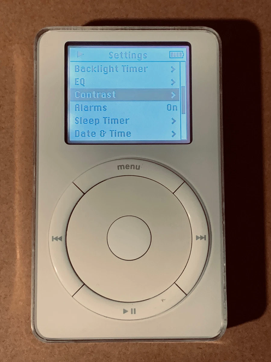 Original iPod 2nd gen (Touch Wheel) 10GB Model A1019 , Works great, New Battery