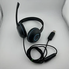 Cyber Acoustics AC-5008 USB Stereo Headset w/ Mic Headphones Student Education