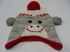 LITTLE MONKEY - 4-14 SIZE - STOCKING CAP BEANIE HAT 