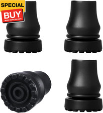 4Pcs Cane Tips 3/4 Inch Heavy Duty Rubber Cane Tips, Anti Slip TPR Replacement R