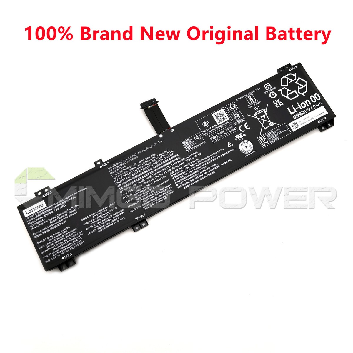 New Genuine L22B4PC0 L22C4PC0 OEM Battery for Lenovo Legion 5 Pro