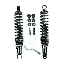 2FastMoto Black Shock Absorbers Eye to Clevis 335mm Dual Black Springs 06-36035B