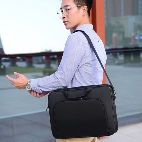 Simple Crossbody Briefcases Multi-layer Computer Laptop Bag Shoulder Bag - Afbeelding 4 van 7