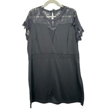 Maurices black dress women’s plus size 1 night out sexy office lace look lbd