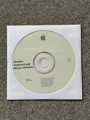Original Apple - Wireless Keyboard and Mouse Software - Version 1.2 - 2004 - OVP