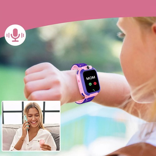Kinder Telefonuhr Kids Smartwatch LBS Uhr SIM SOS Wasserdicht IP68 Armbanduhr DE - Zdjęcie 9 z 26