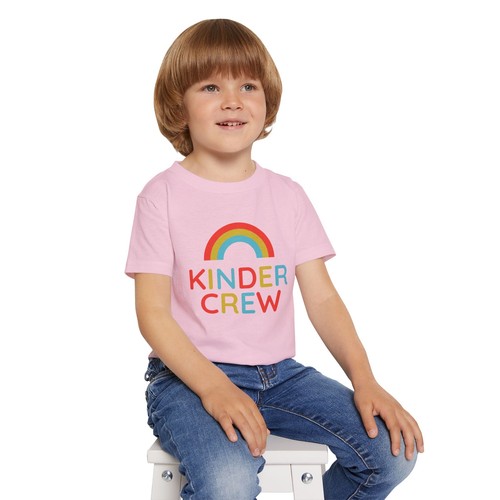 Kinder Crew Toddler T-shirt, Cute Kids Shirt, Toddler Gift, Back To School gift - Picture 16 of 16
