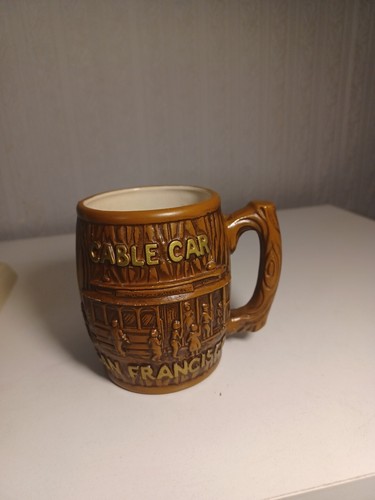 Vintage Cable Car San Francisco Mug Cup - Picture 3 of 7