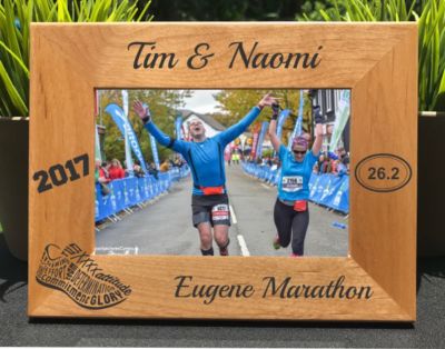 Personalized Engraved // Marathon Distance Running // Picture Frame