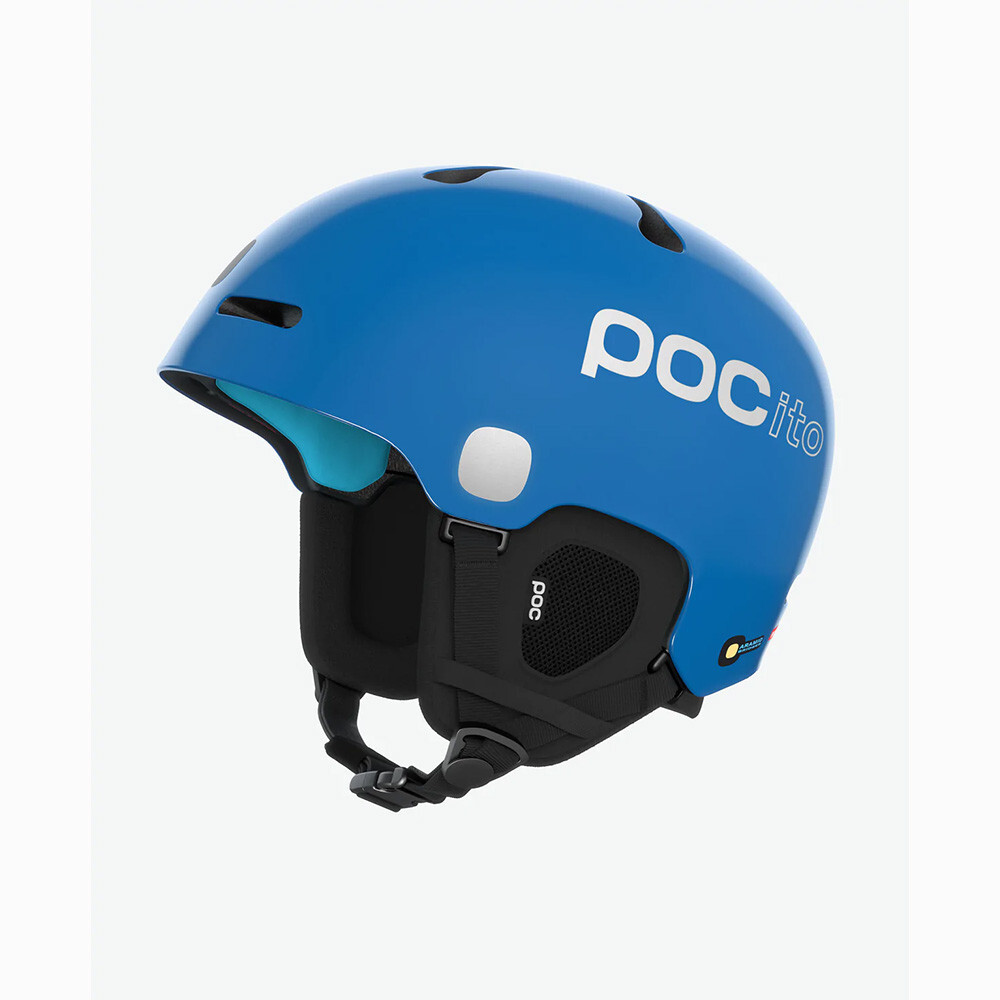 Casque de ski Pocito Fornix Spin enfant bleu avec ventilation réglable