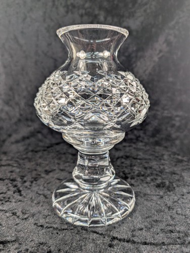 Waterford Crystal Hurricane Candle Lamp Hand Cut in the Alana Pattern 18cm - Picture 2 of 8