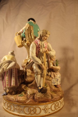 Meissen porcelain large figurine group - 第 9/11 張圖片