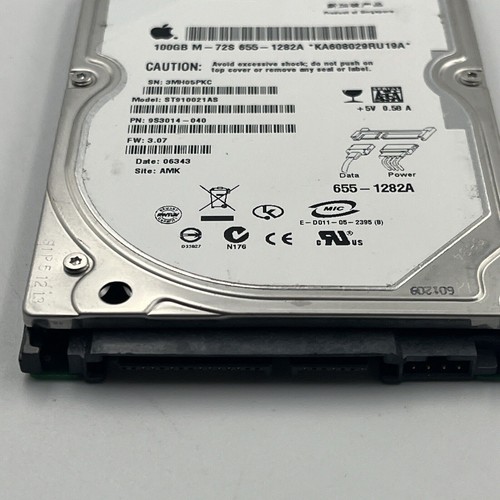 Seagate ST910021AS 9S3014-040 FW:3.07 AMK (3MH) Singapore 100gb 2.5" Sata 06355 - Picture 5 of 9