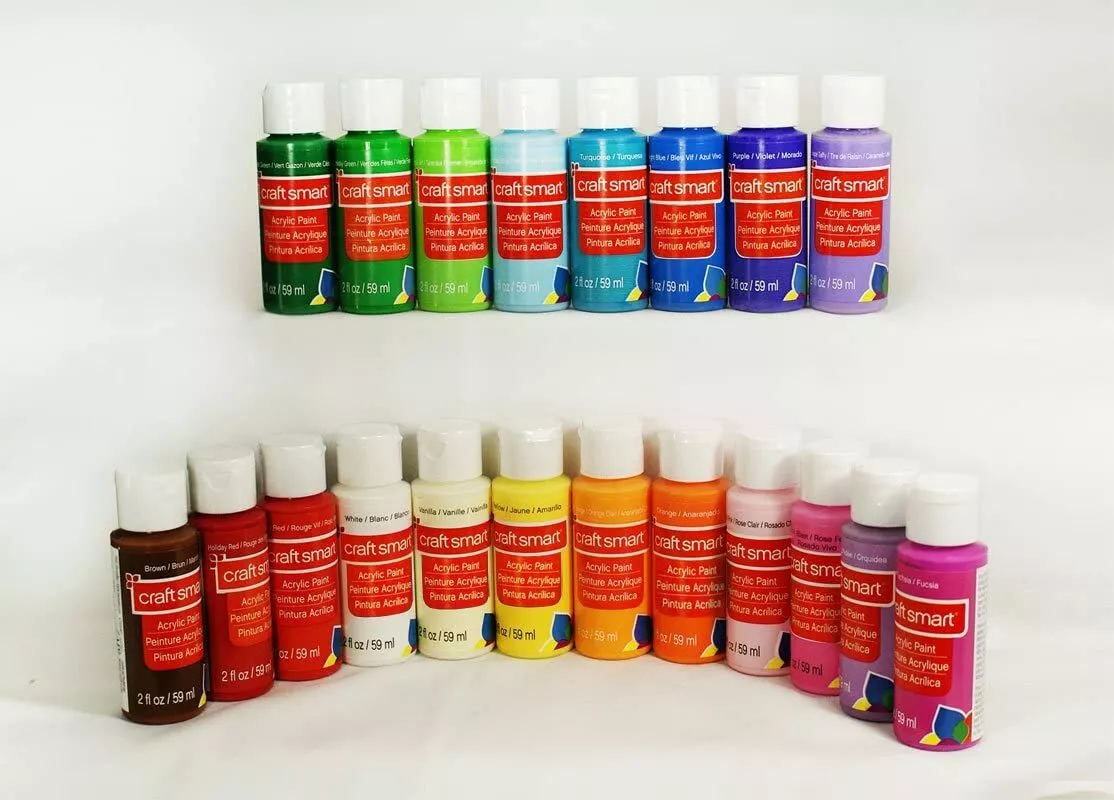 Craft Smart Acrylic Paint Black 2 Fl.oz. Bottle