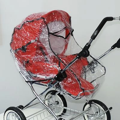 EICHHORN KINDERWAGEN EICHHORN PVC-freie Regenhaube, passend für große KWs, neu+OVP