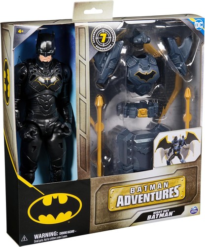 DC Comics Batman Adventures, 30-centimetre Night Sky Batman Action Figure with E - Picture 3 of 7