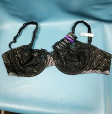 NWT Bali Lift Full Coverage Underwire Lace Bra 38B Black