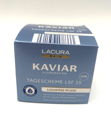 Lacura Skin Kaviar Illumination Tagescreme LSF 15 50ml UVA Anti-Aging