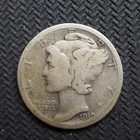 1919  **S**MERCURY   HEAD  SILVER DIME - FREE SHIPPING! C2521