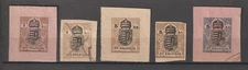 Hungary Cinderellas Revenue Stamp Fiscal Taxpaid Documantary selection cutouts