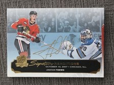 2014 The Cup Signature Renditions #SR-JT Jonathan Toews Auto