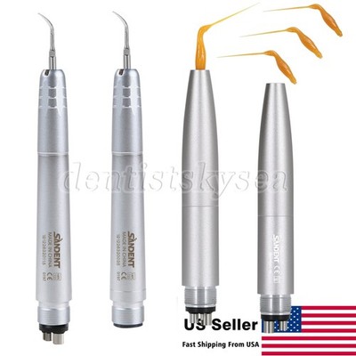 SANDENT Ultrasonic Air Perio Scaler Handpiece Scaling 2/4Holes Tips*3