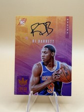 2019 Court Kings - Fresh Paint RJ Barrett Rookie Auto (RC) #FP-RJB Citrine /49