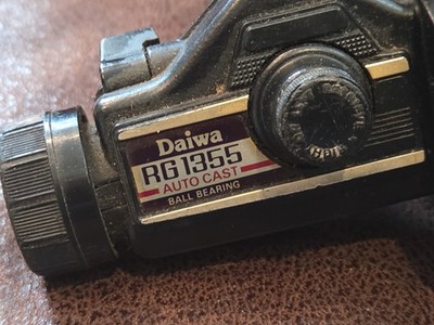Vintage Daiwa RG 1355 Autocast Spinning Reel Regal Gold Japan Tested Working