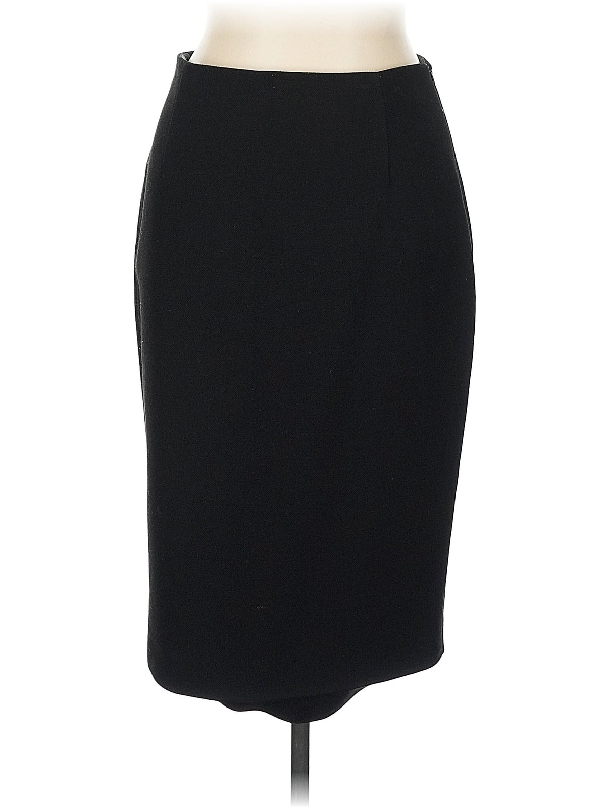 Massimo Dutti Women Black Formal Skirt 10