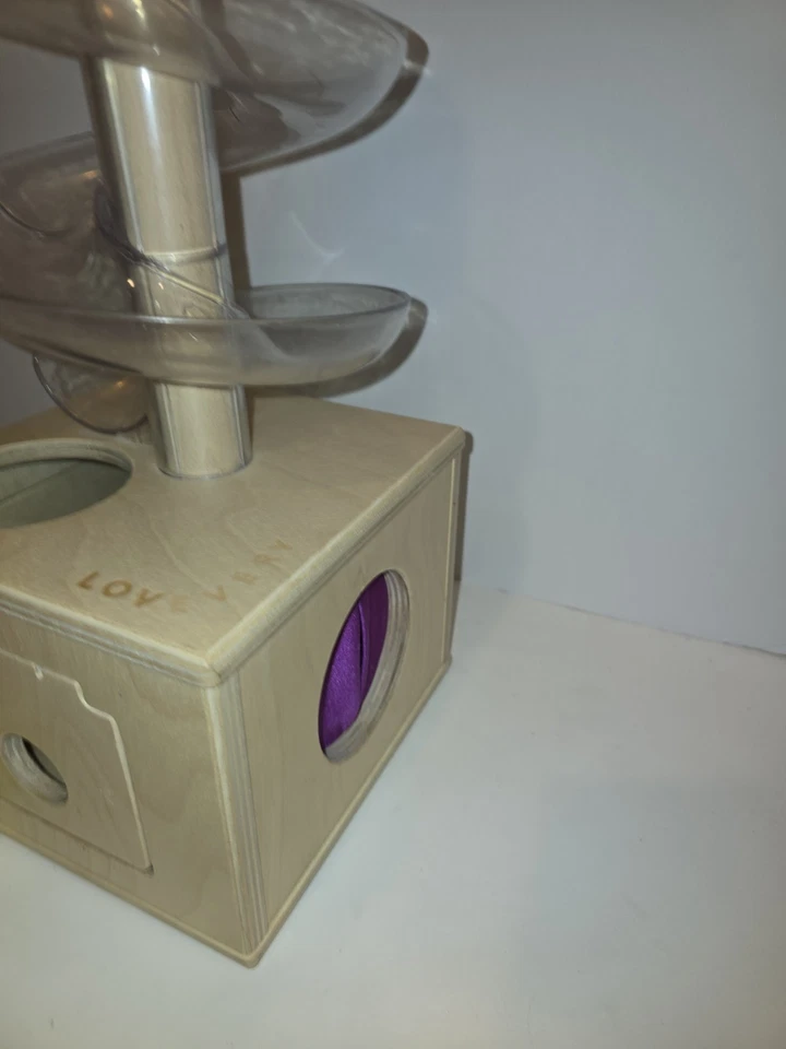 Lovevery The Babbler Slide And Seek Ball Run Montessori Drop w/ 1 Ball - Image 2 of 4