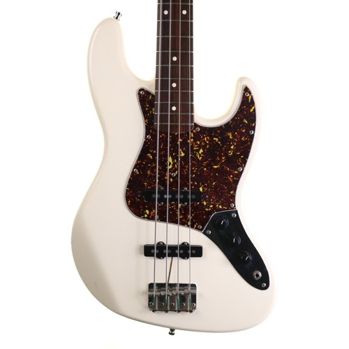 Squier 1983 JV Jazz Bass Olympic White with Hard Case (Pre-Owned)