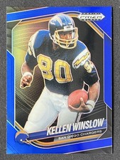 Kellen Winslow 2025 Panini Prizm Black Football Blue Prizm /199 #129