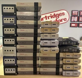 LOT *BROKEN/AS IS* NINTENDO CONSOLES/CONTROLLER-(S)NES,64,GC,WII,SWITCH,3DS,SEGA