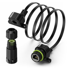 Starlink Window Cable Pass Through, No-Drill RJ45 Extension Cord
