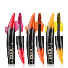 3pcs Colored Mascara Set, Colorful Pink Orange Purple, Waterproof Long Lastin...