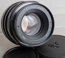 Helios 44m 58mm Lens F/2 MMZ Fixed Manual Portrait DSLR M42 Mount SLR CLA USSR