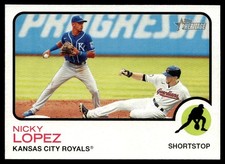 2022 Topps Heritage Nicky Lopez Kansas City Royals #260