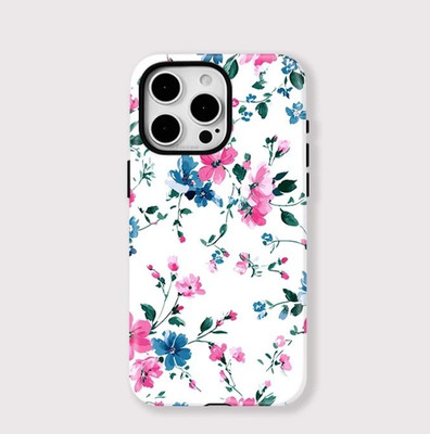 Floral Blossom White Spring Design iPhone 17 16 15 14 13 12 11 Pro Max Hülle